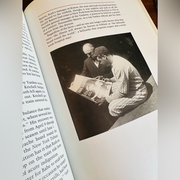 💚 THE BABE A LIFE IN PICTURES SOFT COVER LARGE BOOK BY LAWRENCE RITTER - Picture 8 of 9